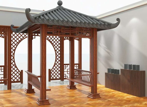 鋁合金四角涼亭