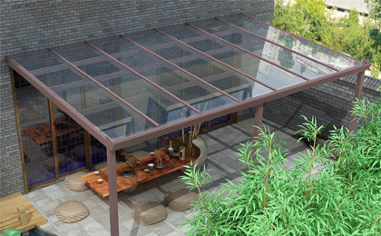 鋁合金遮陽雨棚 露臺(tái)棚