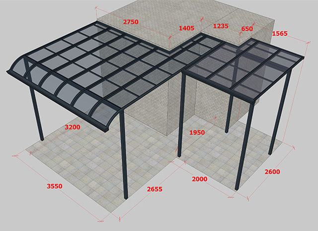 露臺(tái)雨棚 戶外