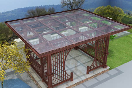 廊架，景觀中必不可少