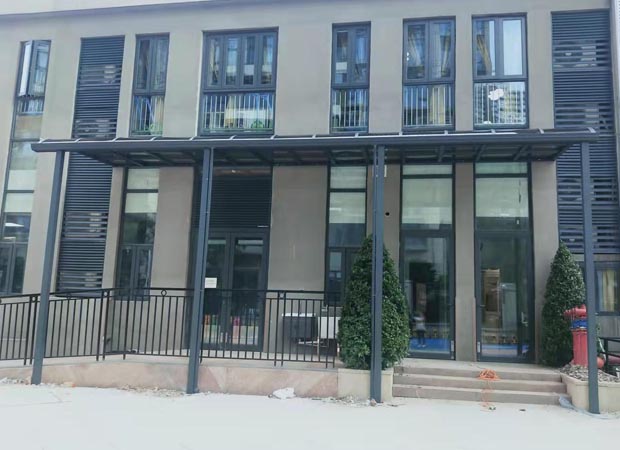 鋁合金雨棚 案例實(shí)圖