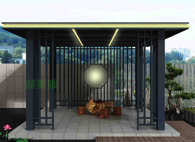 新中式?jīng)鐾?燈帶