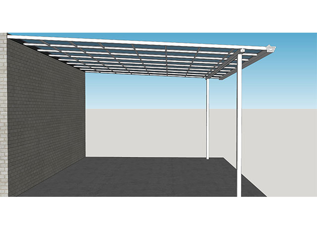 鋁合金車棚廠家直供