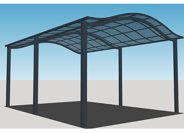 庭院停車(chē)棚