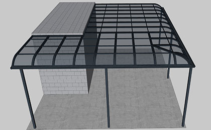 鋁合金車棚廠家